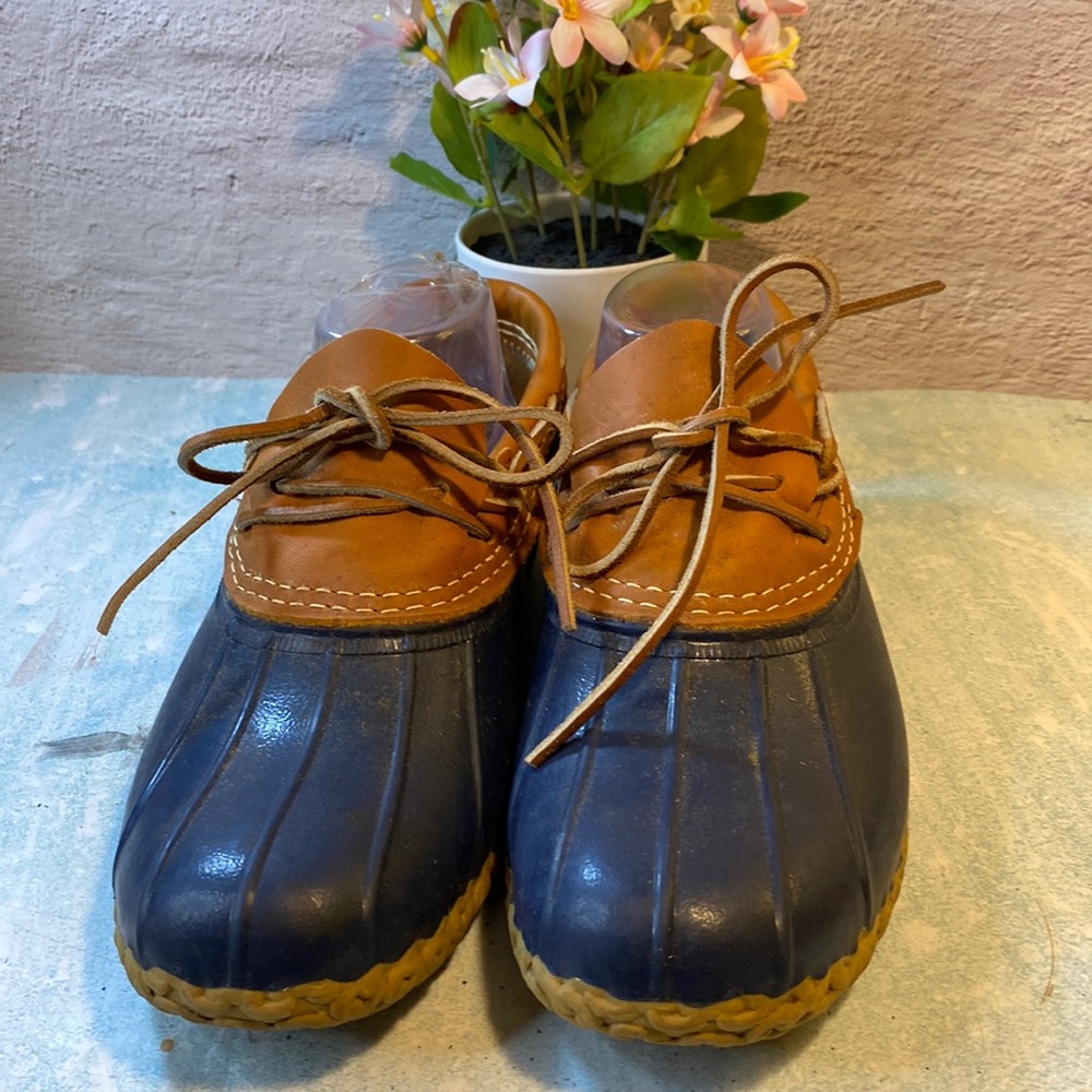 L.L. Bean Women's Duck Boots, Rubber Mocs, Low - Size 10 Narrow